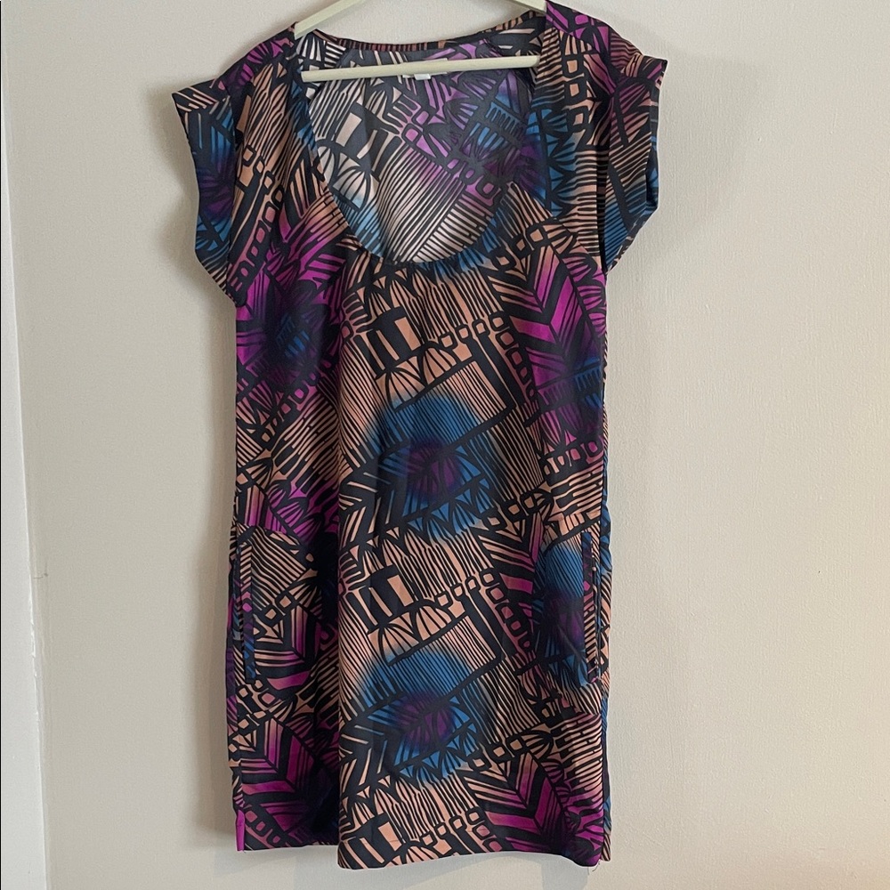Silence & Noise Anthropologie Patterned Dress